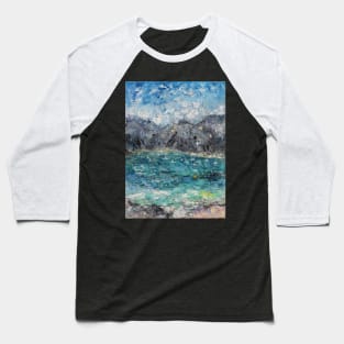 Lake Garda Landscape Baseball T-Shirt